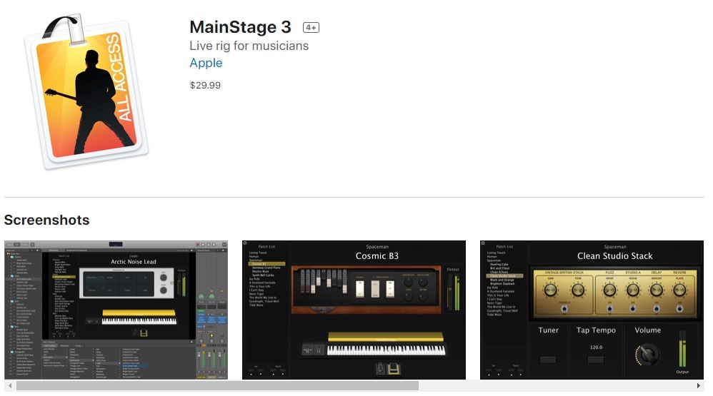 download the new version for mac MainStage 3